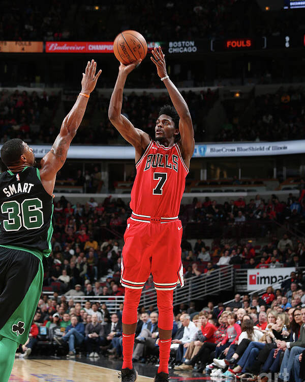 Nba Pro Basketball Poster featuring the photograph Justin Holiday by Gary Dineen