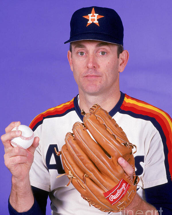 1980-1989 Poster featuring the photograph Nolan Ryan by Rich Pilling