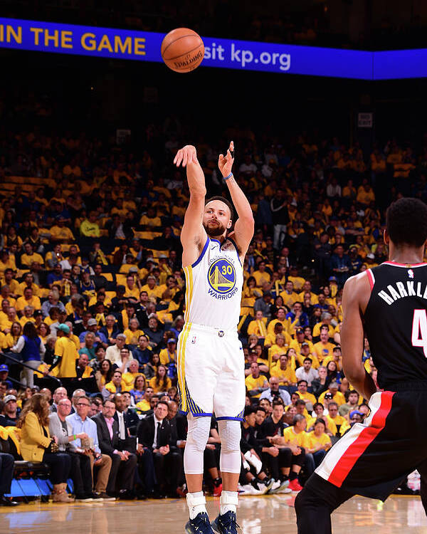 Stephen Curry Poster featuring the photograph Stephen Curry by Noah Graham