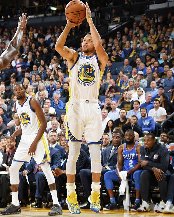 Nba Pro Basketball Poster featuring the photograph Stephen Curry by Andrew D. Bernstein