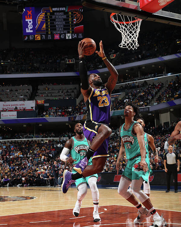Nba Pro Basketball Poster featuring the photograph Lebron James by Joe Murphy