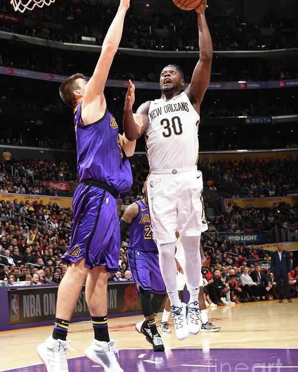 Julius Randle Poster featuring the photograph Julius Randle by Andrew D. Bernstein