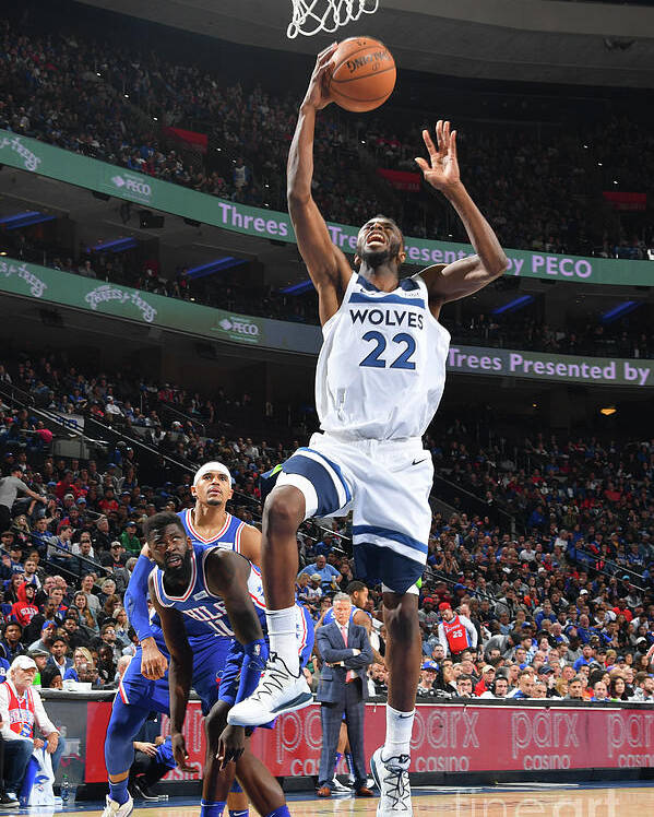 Nba Pro Basketball Poster featuring the photograph Andrew Wiggins by Jesse D. Garrabrant