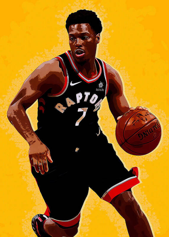 Art Toronto Raptors Player Kyle Lowry Kylelowry Kyle Lowry Kyle Terrell  Lowry Kyleterrelllowry Toron Poster