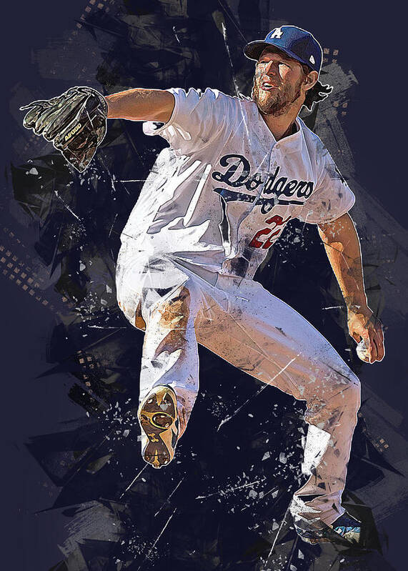 Baseball Clayton Kershaw Claytonkershaw Clayton Kershaw Los Angeles Dodgers  Losangelesdodgers Clayto Poster