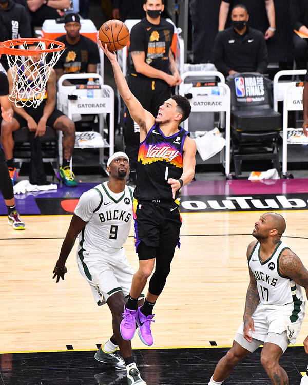 Devin Booker Poster featuring the photograph Devin Booker by Jesse D. Garrabrant