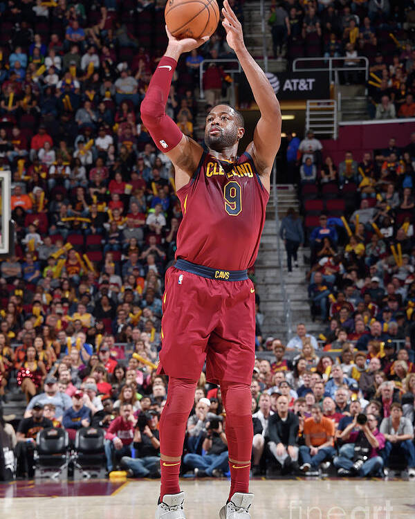 Nba Pro Basketball Poster featuring the photograph Dwyane Wade by David Liam Kyle