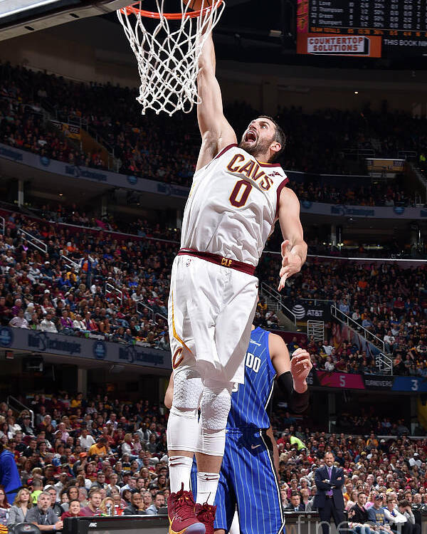 Nba Pro Basketball Poster featuring the photograph Kevin Love by David Liam Kyle