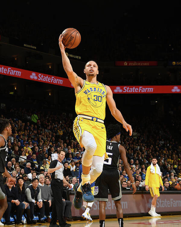 Nba Pro Basketball Poster featuring the photograph Stephen Curry by Noah Graham