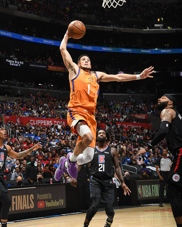 Devin Booker Poster featuring the photograph Devin Booker by Andrew D. Bernstein