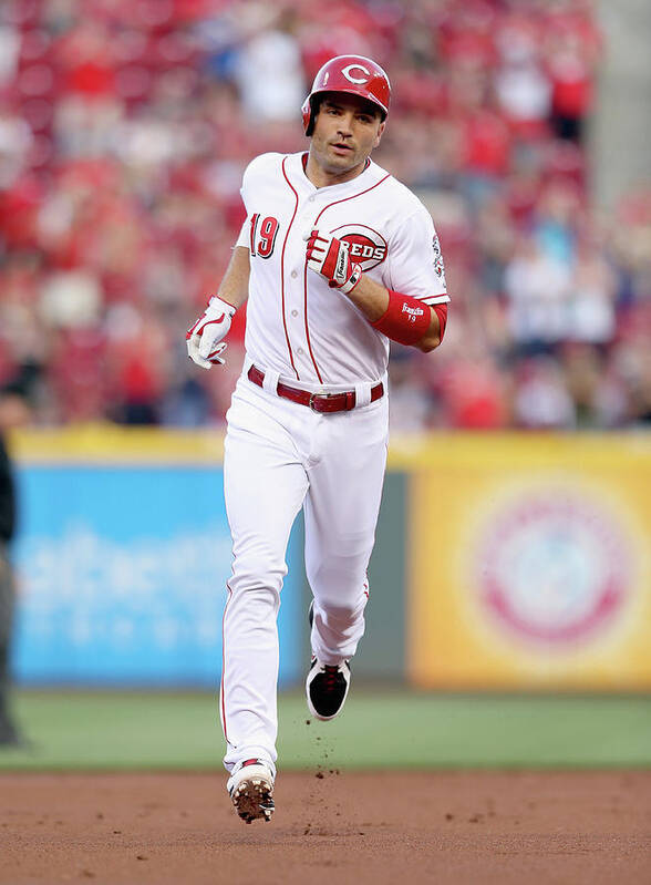 Great American Ball Park Poster featuring the photograph Joey Votto by Andy Lyons