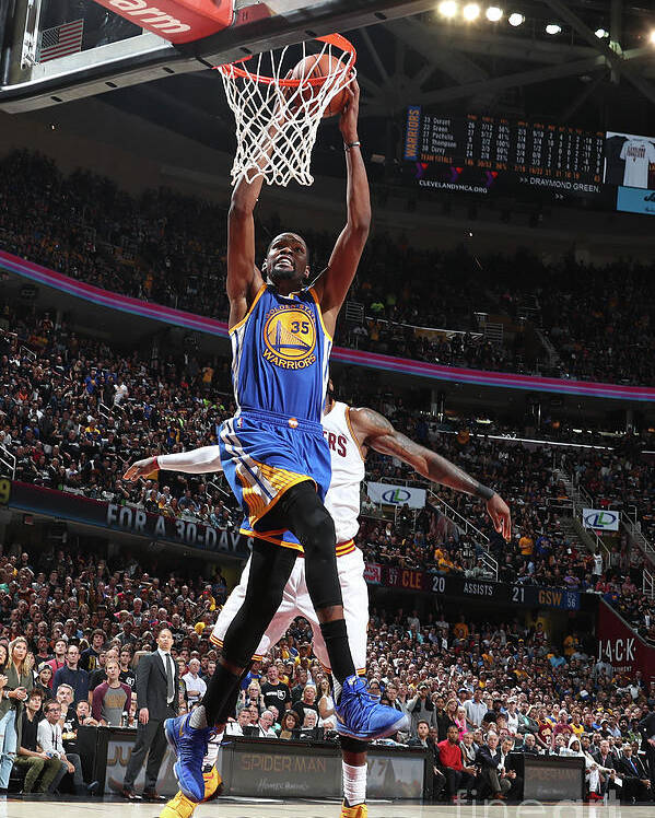 Playoffs Poster featuring the photograph Kevin Durant by Nathaniel S. Butler