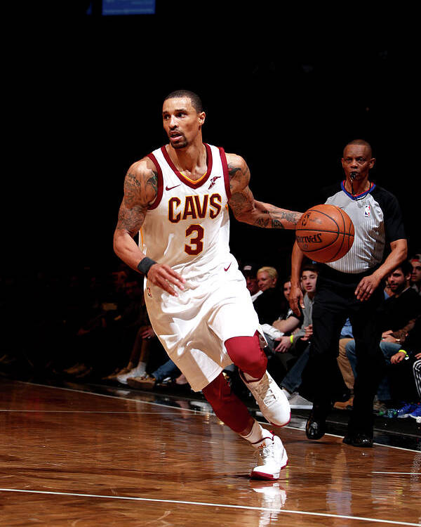 Nba Pro Basketball Poster featuring the photograph George Hill by Nathaniel S. Butler