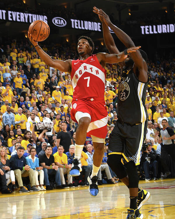 Playoffs Poster featuring the photograph Kyle Lowry by Andrew D. Bernstein