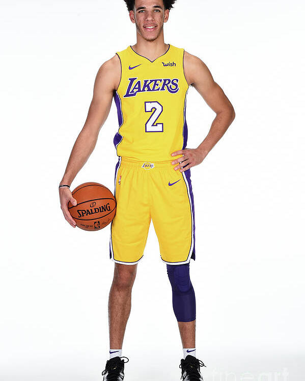 Media Day Poster featuring the photograph Lonzo Ball by Andrew D. Bernstein