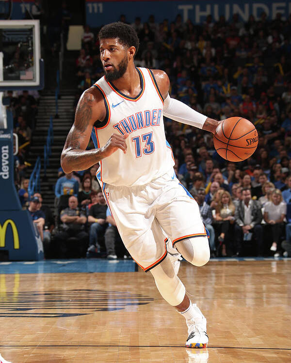 Paul George Poster featuring the photograph Paul George by Layne Murdoch