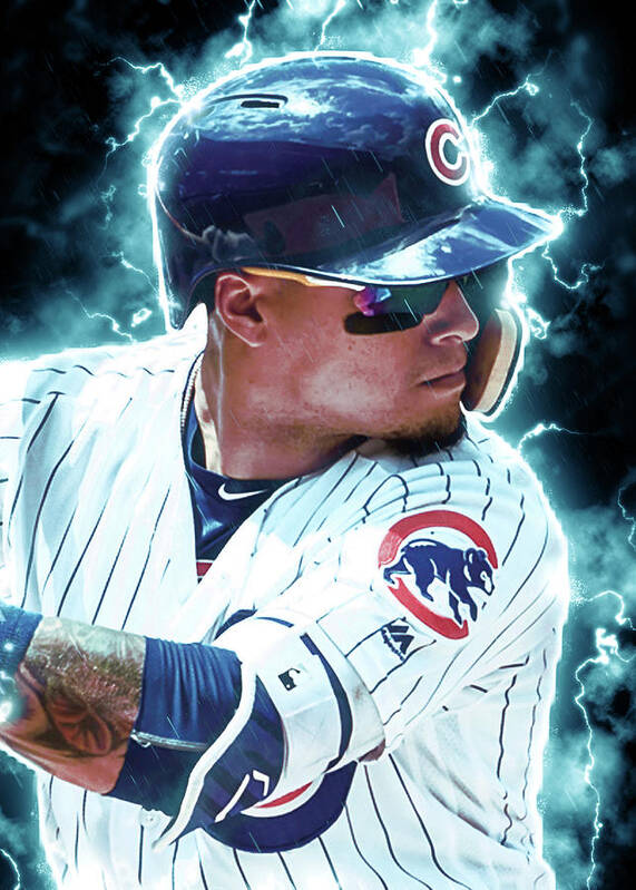 Baseball Javier Baez Javier Baez Javier Baezchicago Cubs Chicagocubs Poster  by Wrenn Huber - Fine Art America