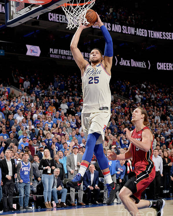 Playoffs Poster featuring the photograph Ben Simmons by David Dow