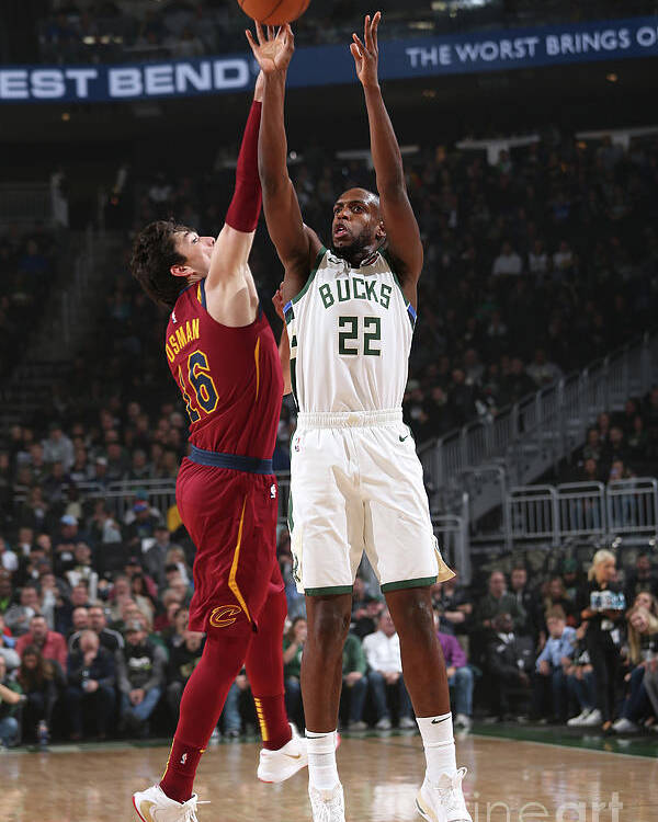 Khris Middleton Poster featuring the photograph Khris Middleton by Gary Dineen