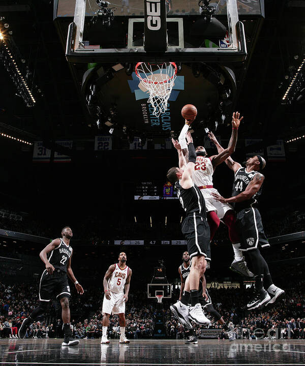 Nba Pro Basketball Poster featuring the photograph Lebron James by Nathaniel S. Butler
