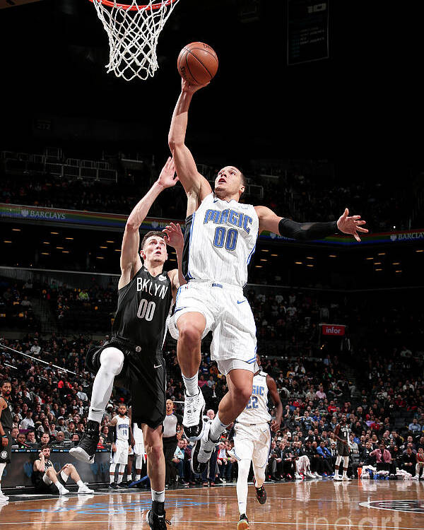 Nba Pro Basketball Poster featuring the photograph Aaron Gordon by Ned Dishman