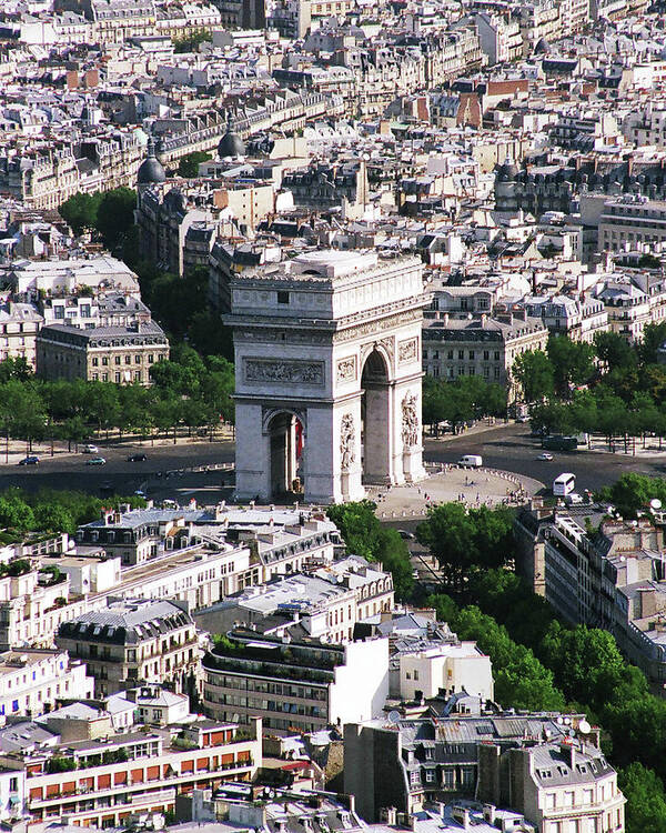 France Poster featuring the photograph Arc de Triomphe by Jim Feldman