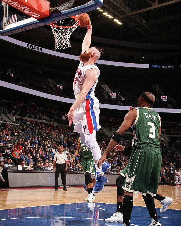 Nba Pro Basketball Poster featuring the photograph Aron Baynes by Brian Sevald