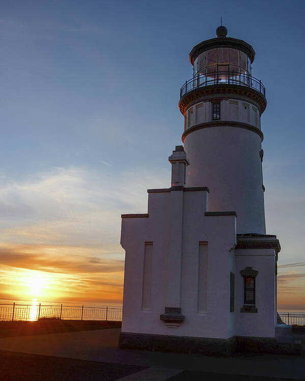 North Head Lighthouse Poster featuring the photograph At North head by Jerry Cahill