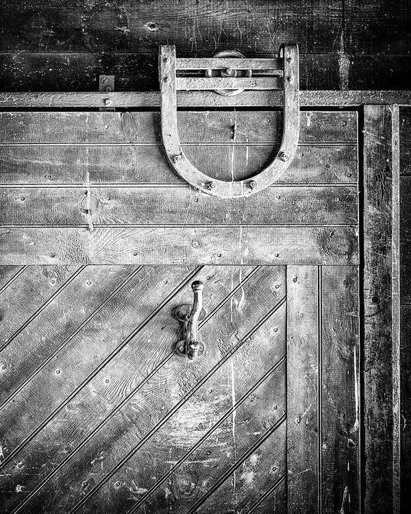 Poster featuring the photograph Barn Door by Steve Stanger