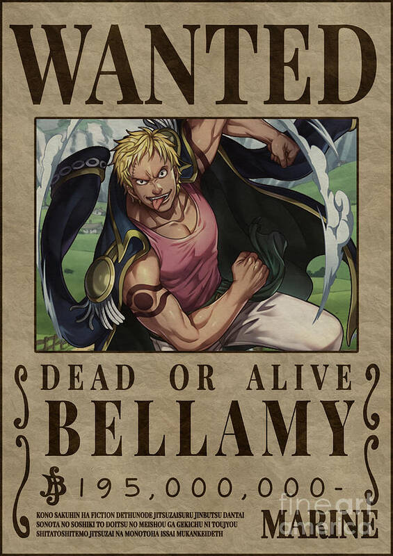Luffy Wanted Poster One Piece Poster Manga 3 Billion Bounty Anime Wanted  Poster - Bluecat