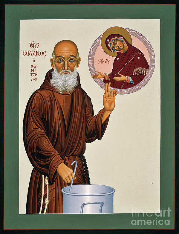  Fr. Solanus Casey The Healer Poster featuring the painting Blessed Fr. Solanus Casey the Healer 038 by William Hart McNichols