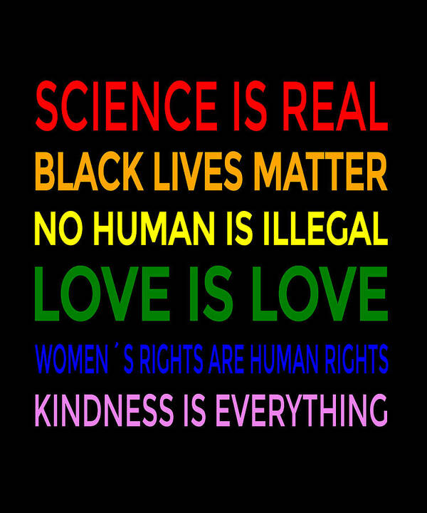 BLM-Science is Real 8 Poster by Sarcastic - Pixels
