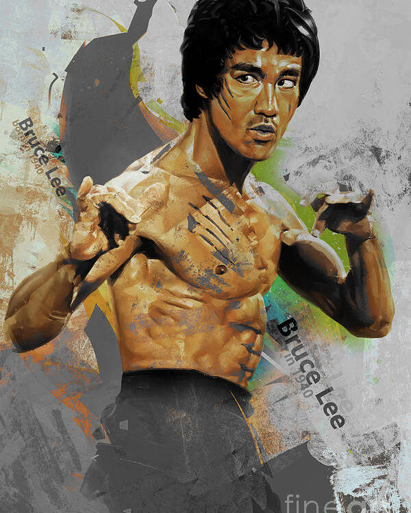 Bruce Lee Poster by G - Fine Art America
