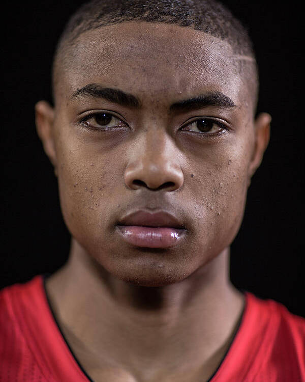 Nba Pro Basketball Poster featuring the photograph Bruno Caboclo by Nick Laham