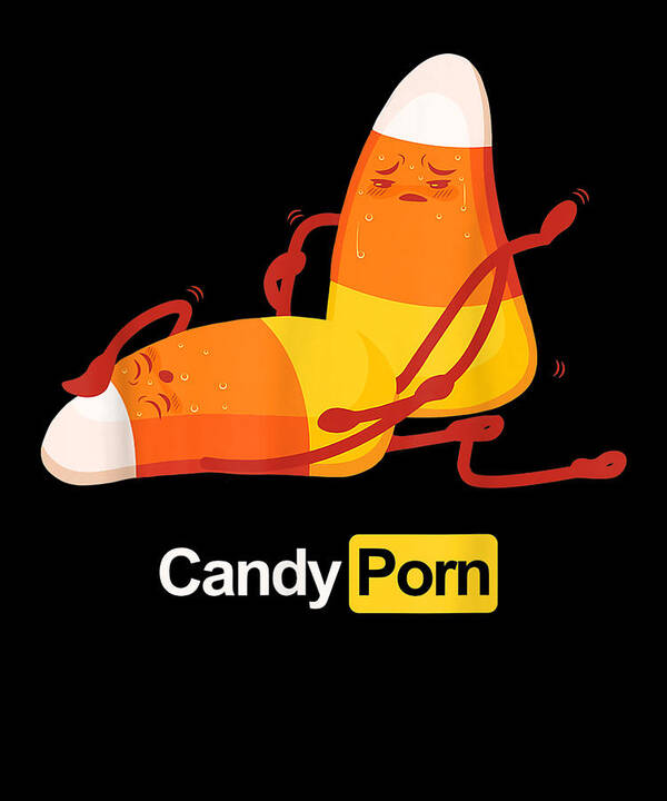 600px x 720px - Candy Porn Corn Pun Porno Star Funny Halloween Costume Ceramic Poster by  Duong Dam - Fine Art America