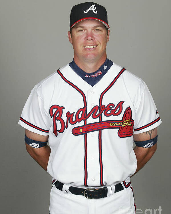 Media Day Poster featuring the photograph Chipper Jones by Tony Firriolo