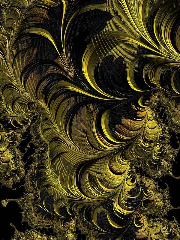 Fractal Poster featuring the digital art Choice #8 by Mary Ann Benoit