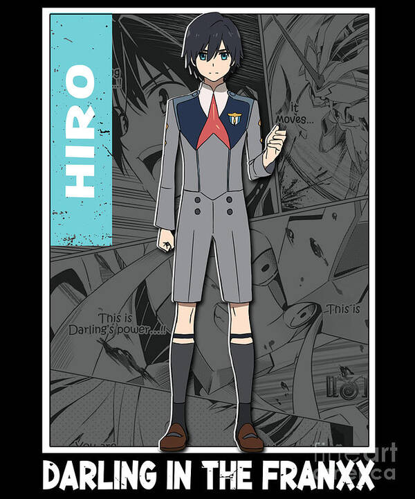 Classic Japanese Art Hiro Darling in the Anime Franxx Poster by Fantasy  Anime - Fine Art America