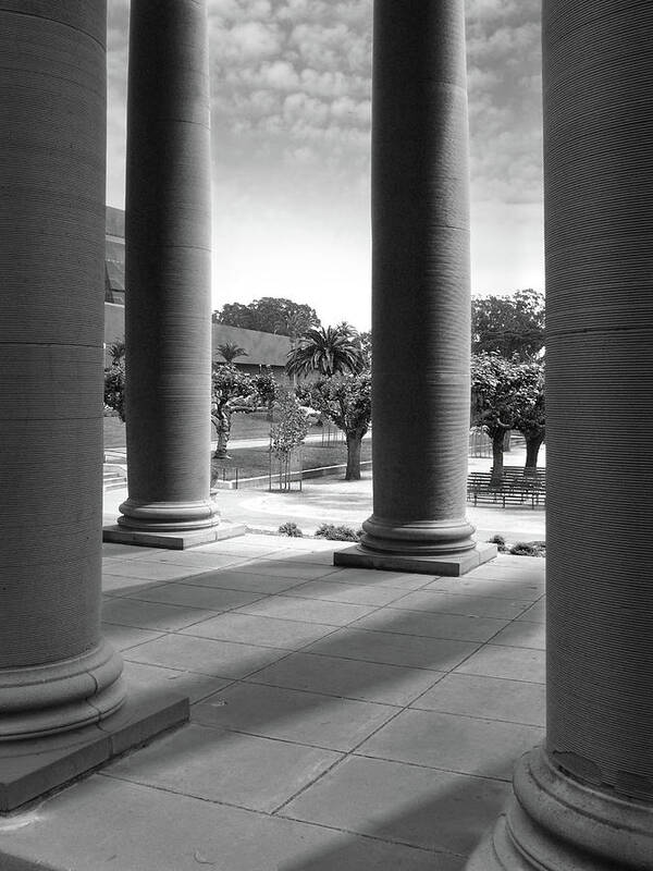Columns Poster featuring the photograph Columns 6 by Mike McGlothlen