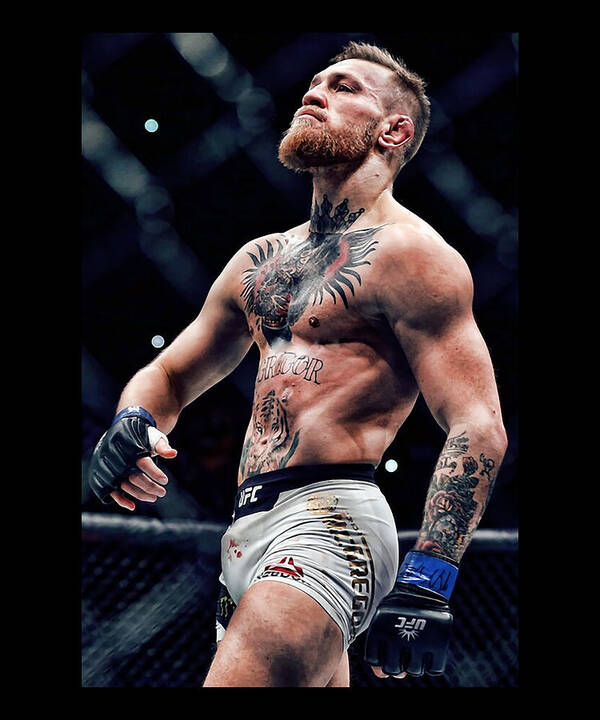 Skråstreg Pil blast Conor McGregor on Stage Poster by Ciao Jeky - Fine Art America