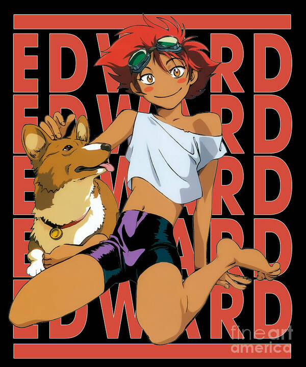 Cowboy Bebop Edward Name Anime Poster by Anime Art - Fine Art America