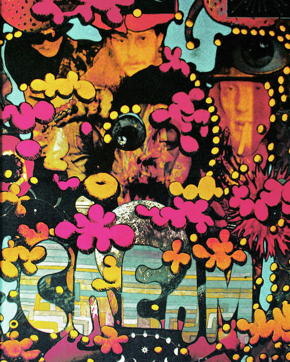 Cream Poster featuring the photograph Cream concert poster by Cream