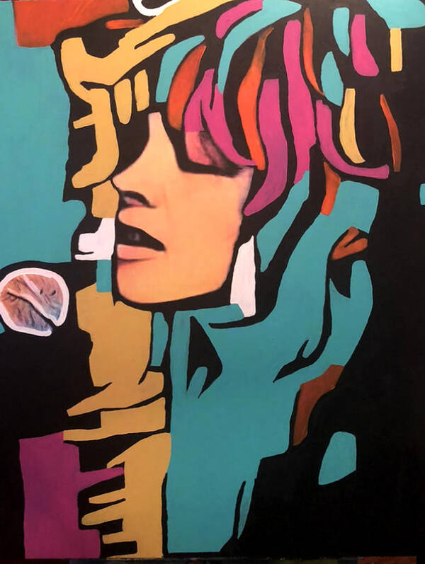 Stevie Nicks Poster featuring the painting Crystals by Jayime Jean