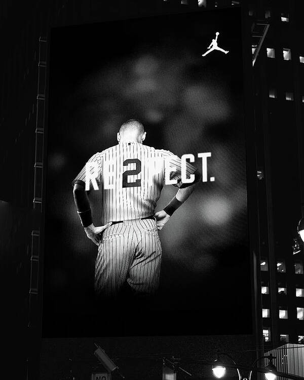 Derek Jeter Respect Billboard NYC Poster by Laura Fasulo - Fine