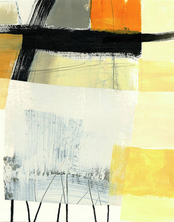 Abstract Art Poster featuring the painting Different Stripe #9 by Jane Davies