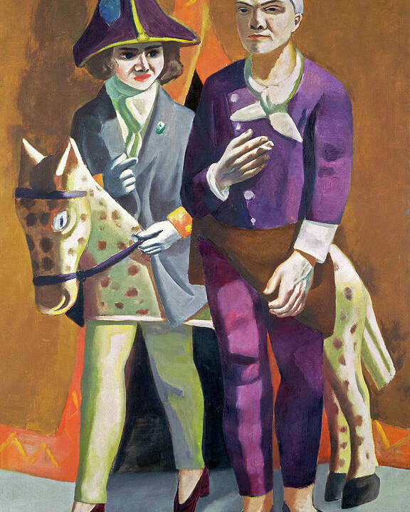 Max and Carnival by Max Beckmann