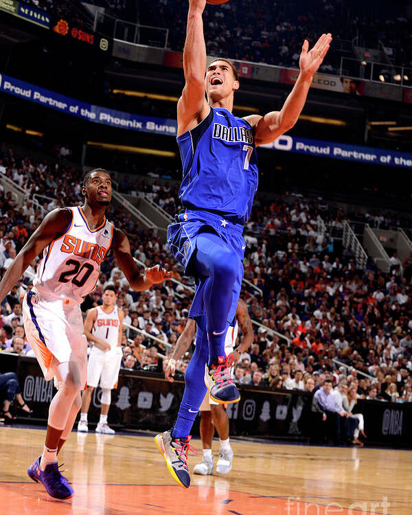 Dwight Powell Poster featuring the photograph Dwight Powell by Barry Gossage