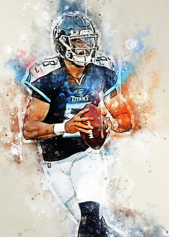Marcus Mariota Tennessee Titans Poster FREE US SHIPPING