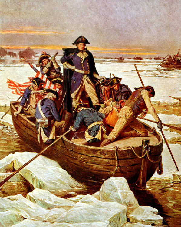 George Washington Crossing The Delaware Painting Painting Inspired