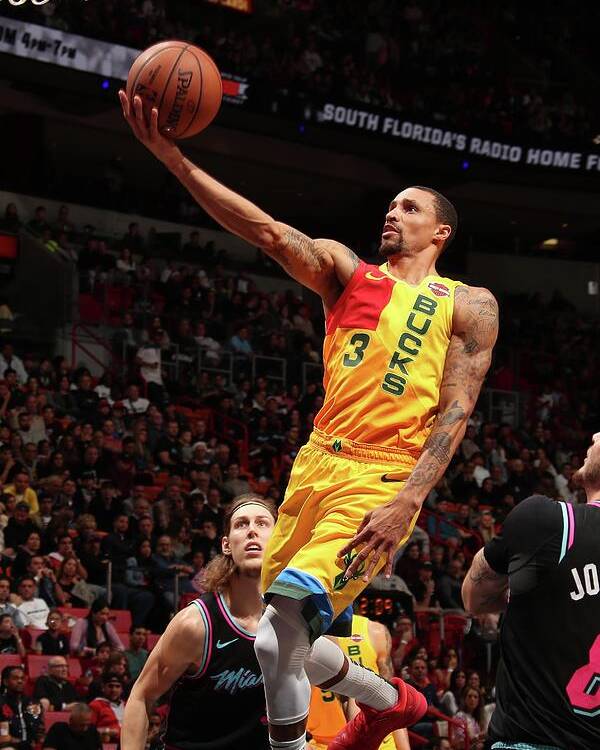 Nba Pro Basketball Poster featuring the photograph George Hill by Issac Baldizon